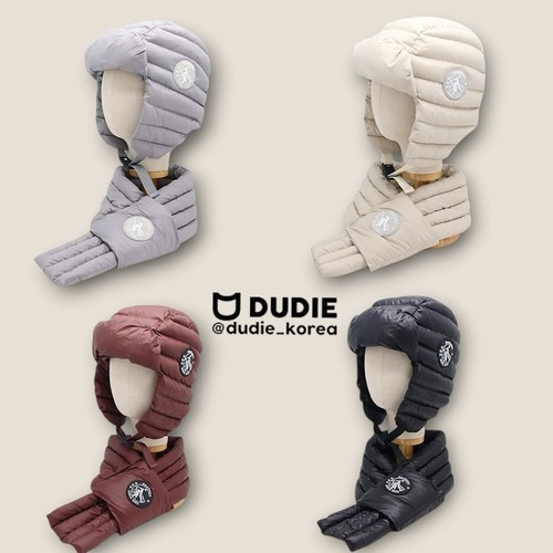 DUDIE［取寄］cicle padding bonnet muffer set 26winter