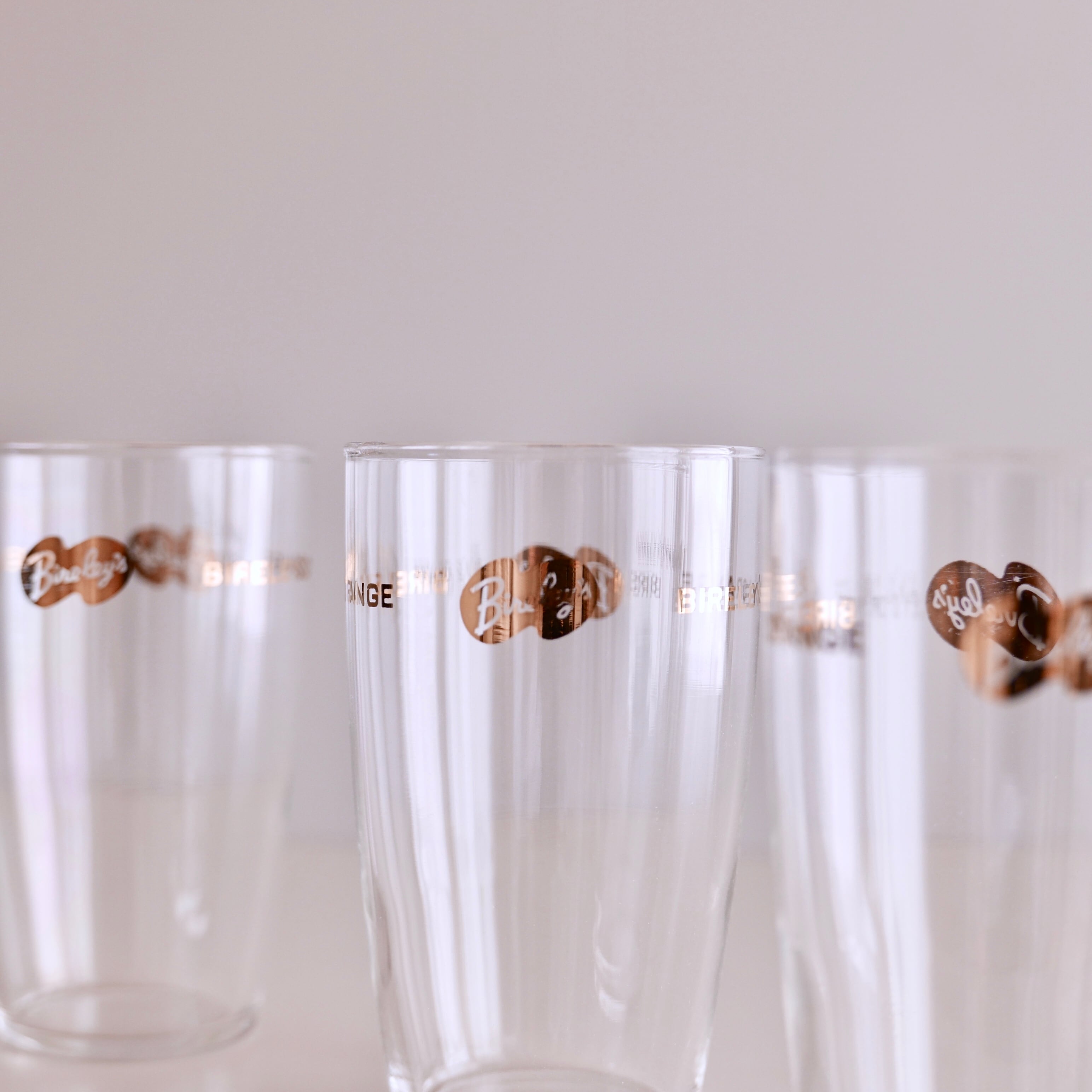 old japan ノベルティグラス "バヤリースオレンジ"