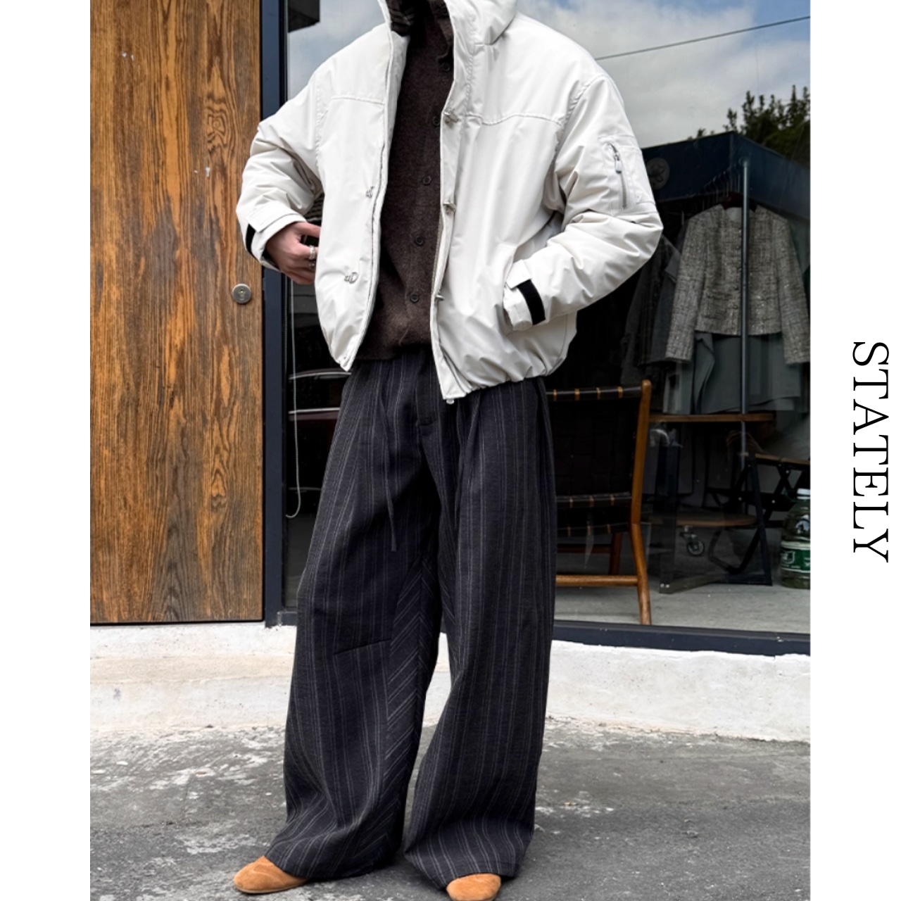 Striped Trousers/2color_B85・画像3