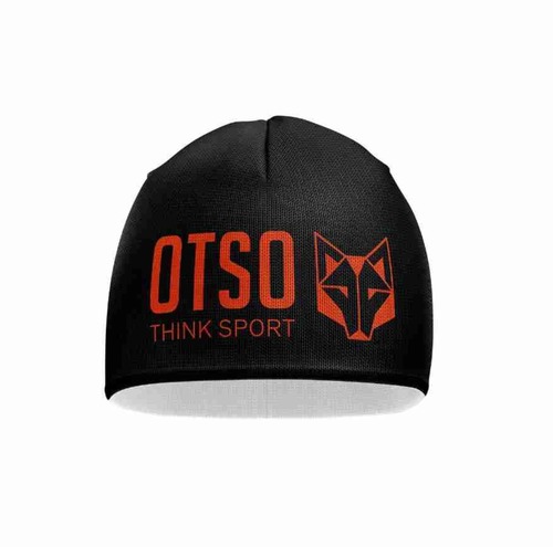 OTSO(オツソ) 　HAT BLACK / FLUO ORANGE(スポーツキャップ ブラック&オレンジ)