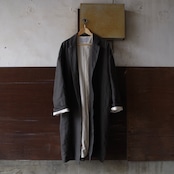 MUYA  Livery coat tailored collar Linen "lining"