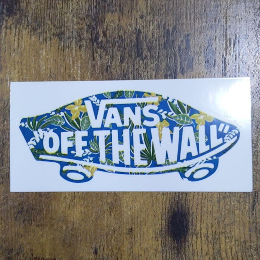 ST-186】VANS sticker バンズ ステッカー OFF THE WALL 花柄 | M&EARTH