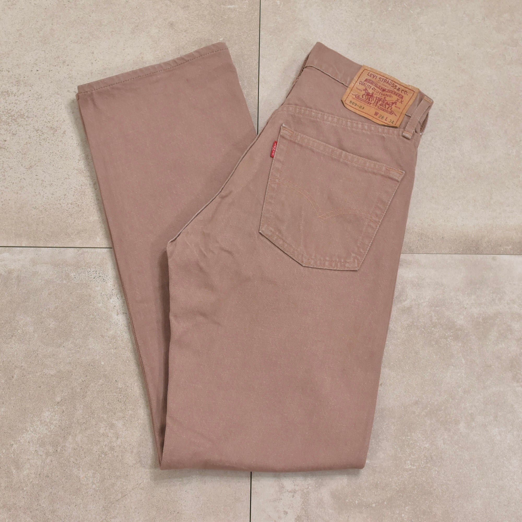 Rare color 90s Levi's509 denim pants Made in Japan