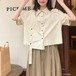 アシンメトリーデザインブラウス ・12021