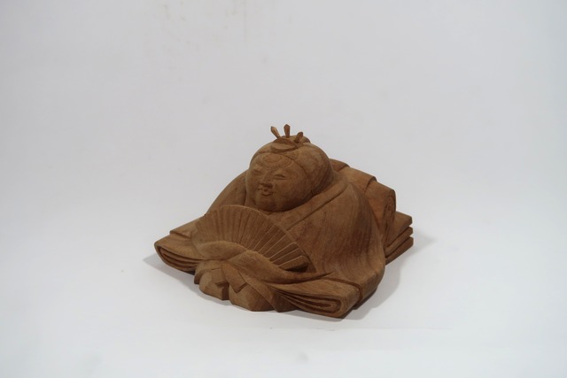 The Gentle Blessing ― An Original Pair of Wooden Hina Dolls by Nozomu Mori