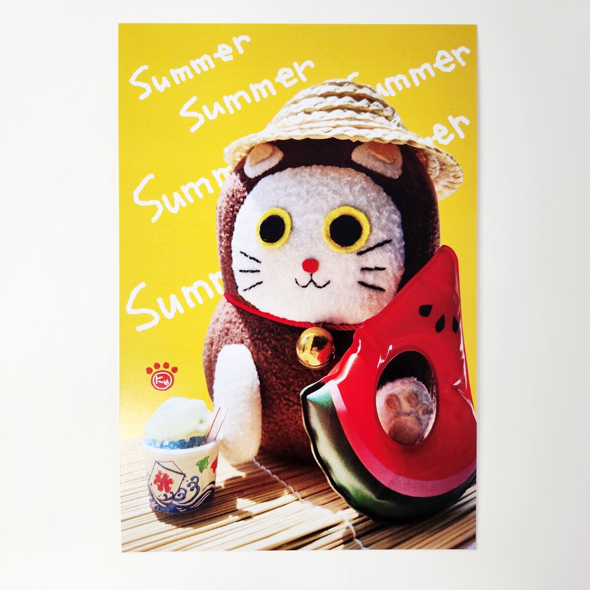 【期間限定】ポストカード　ニャンリョーシカ 夏 3枚セット