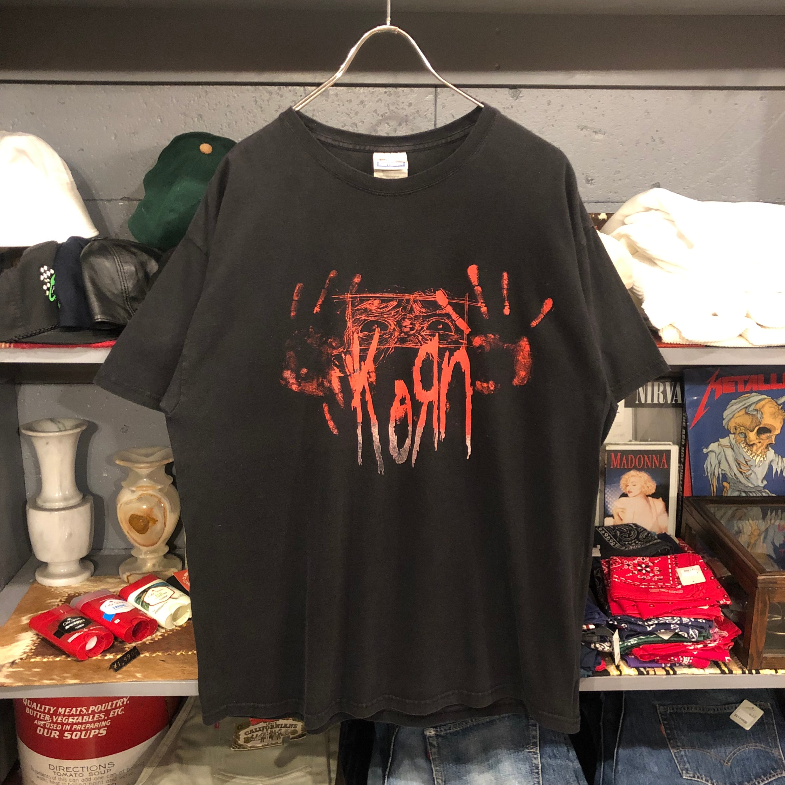 00s korn メキシカンカートゥーン調　バンドTシャツ