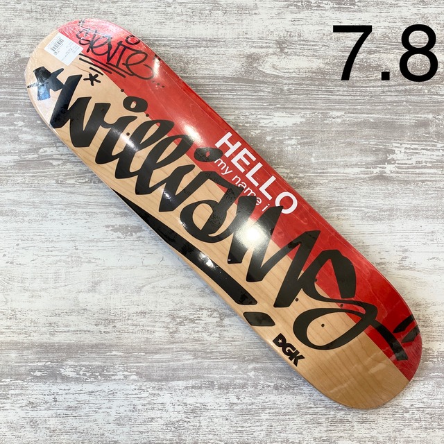【DGK】HELLO MY NAME IS / STEVIE WILLIAMS /7.8inch