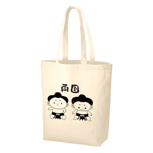 Ryo&Kuni™ 厚手コットントートバッグ (大)