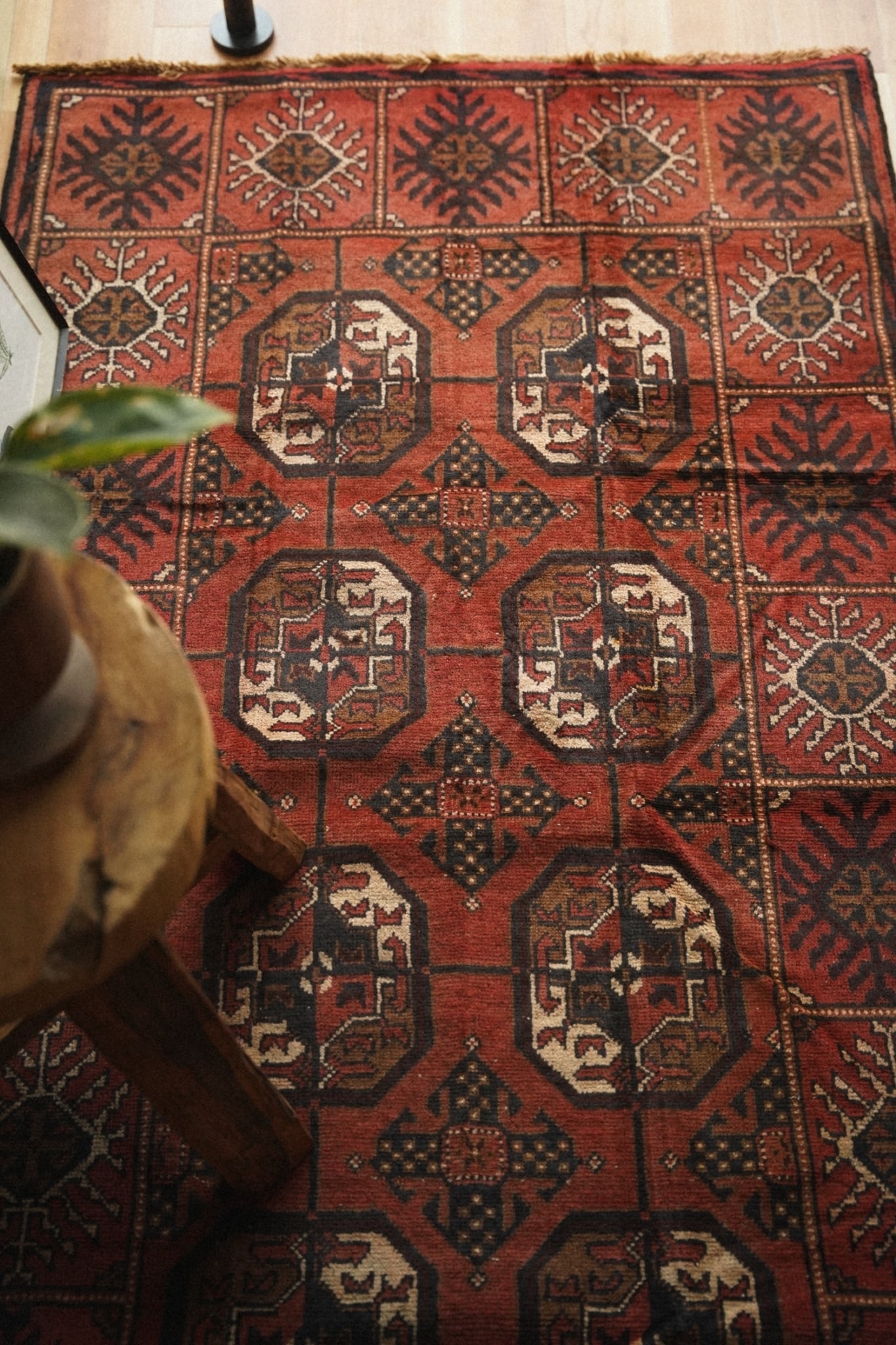 1158-Vintage Baluch rug