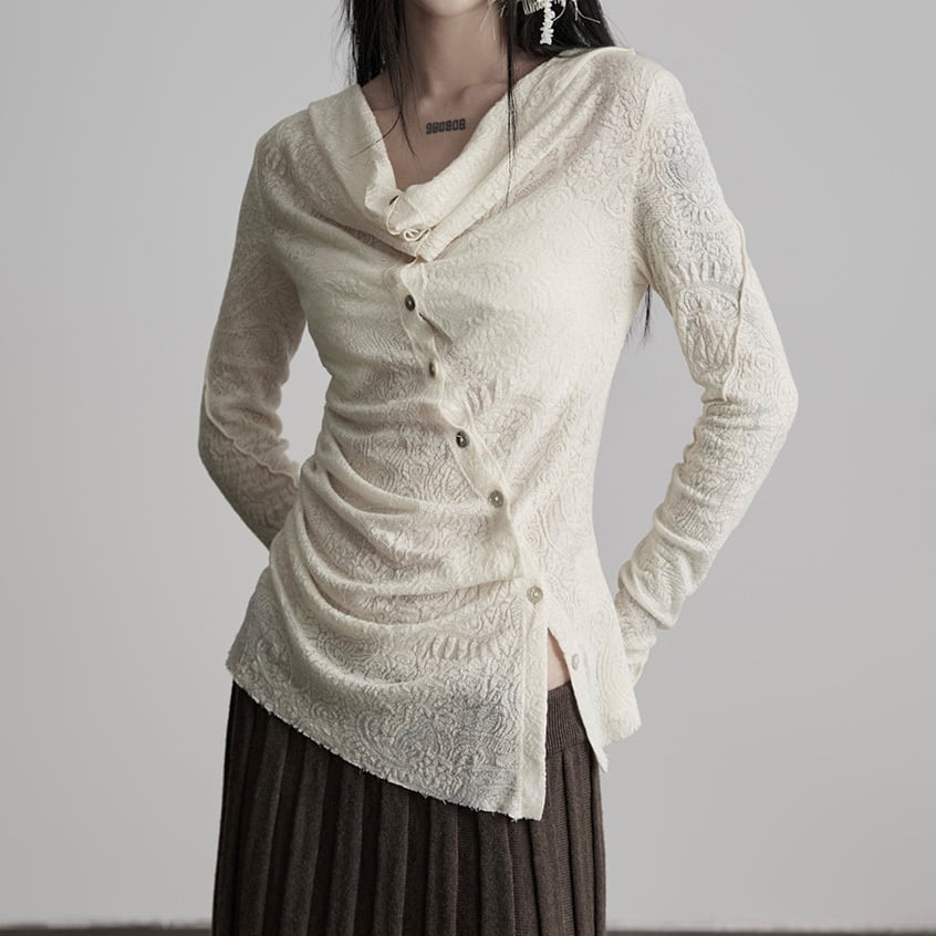 Asymmetrical pile collar top S399