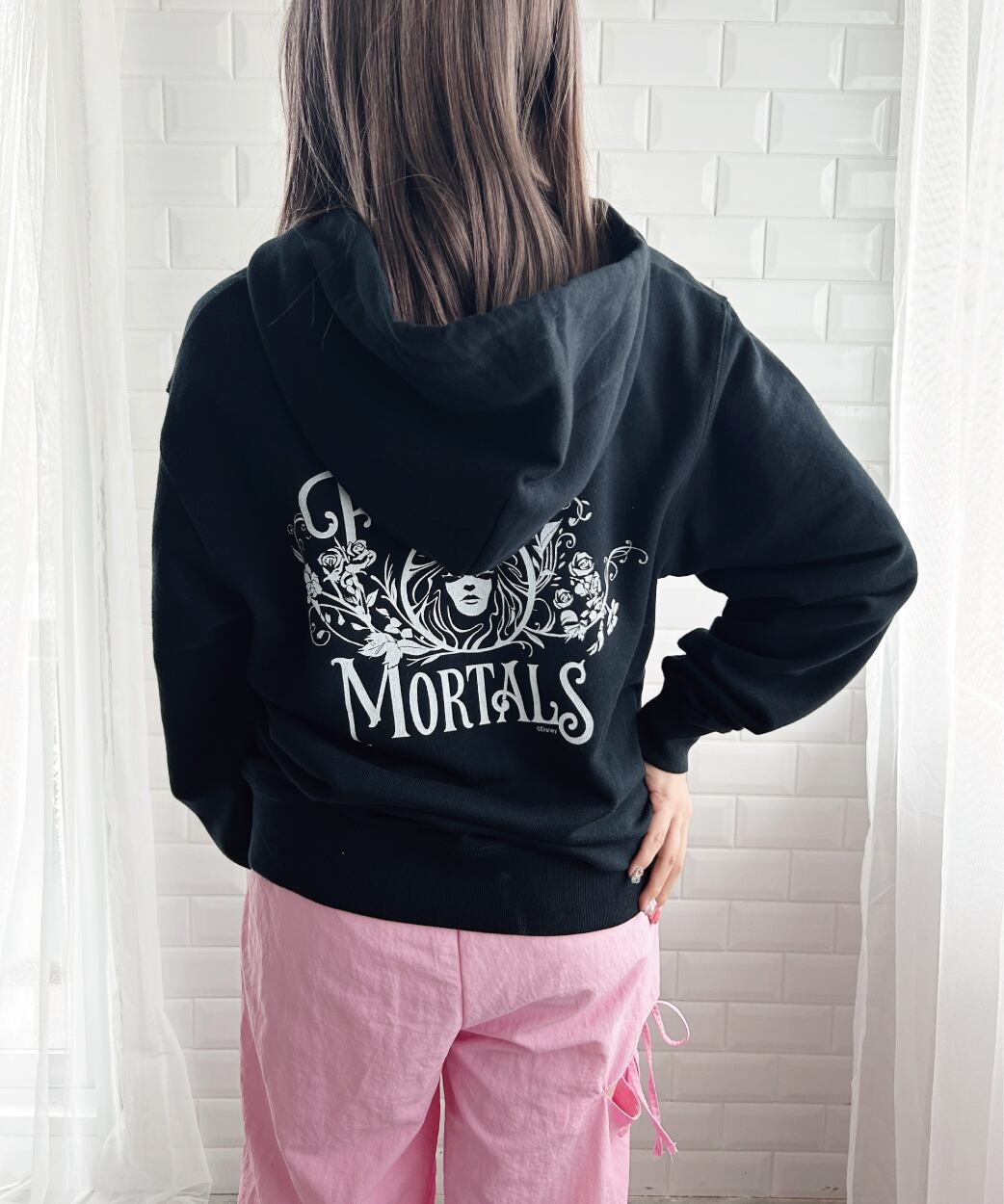 ホーンテッドマンション/ジップパーカー/ブラック/CHDYJHD230901D