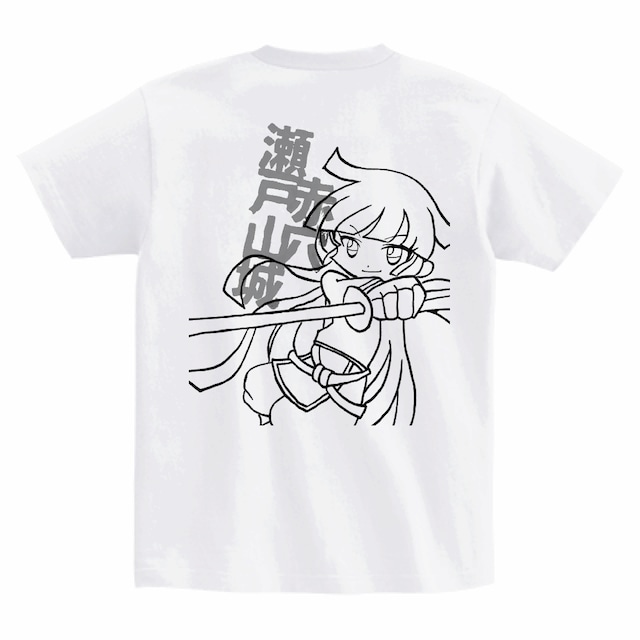 尼子十旗 赤穴瀬戸山城 Tシャツ(ホワイト) ※工場直送 | IINAN ONLINE 尼子十旗 赤穴瀬戸山城 Tシャツ(ホワイト) ※工場直送 | IINAN ONLINE