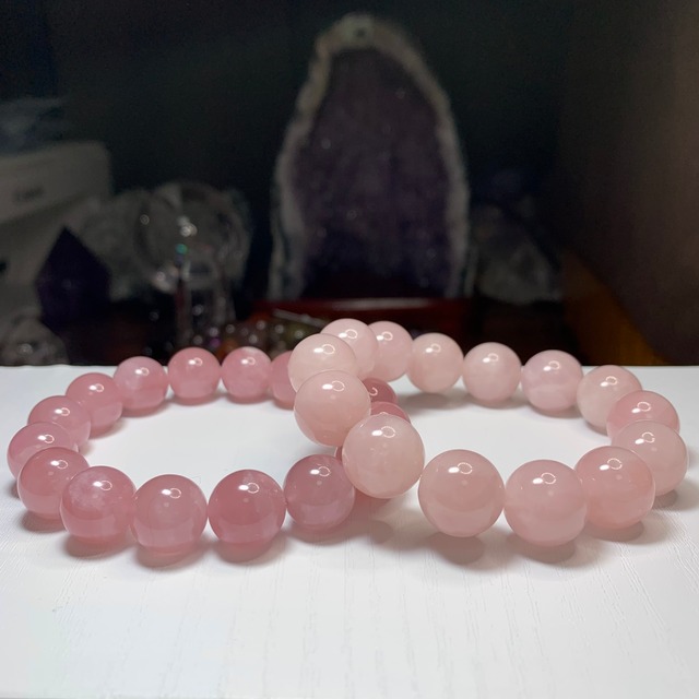 K☆マダガスカル産・ディープローズクォーツ ブレスレット