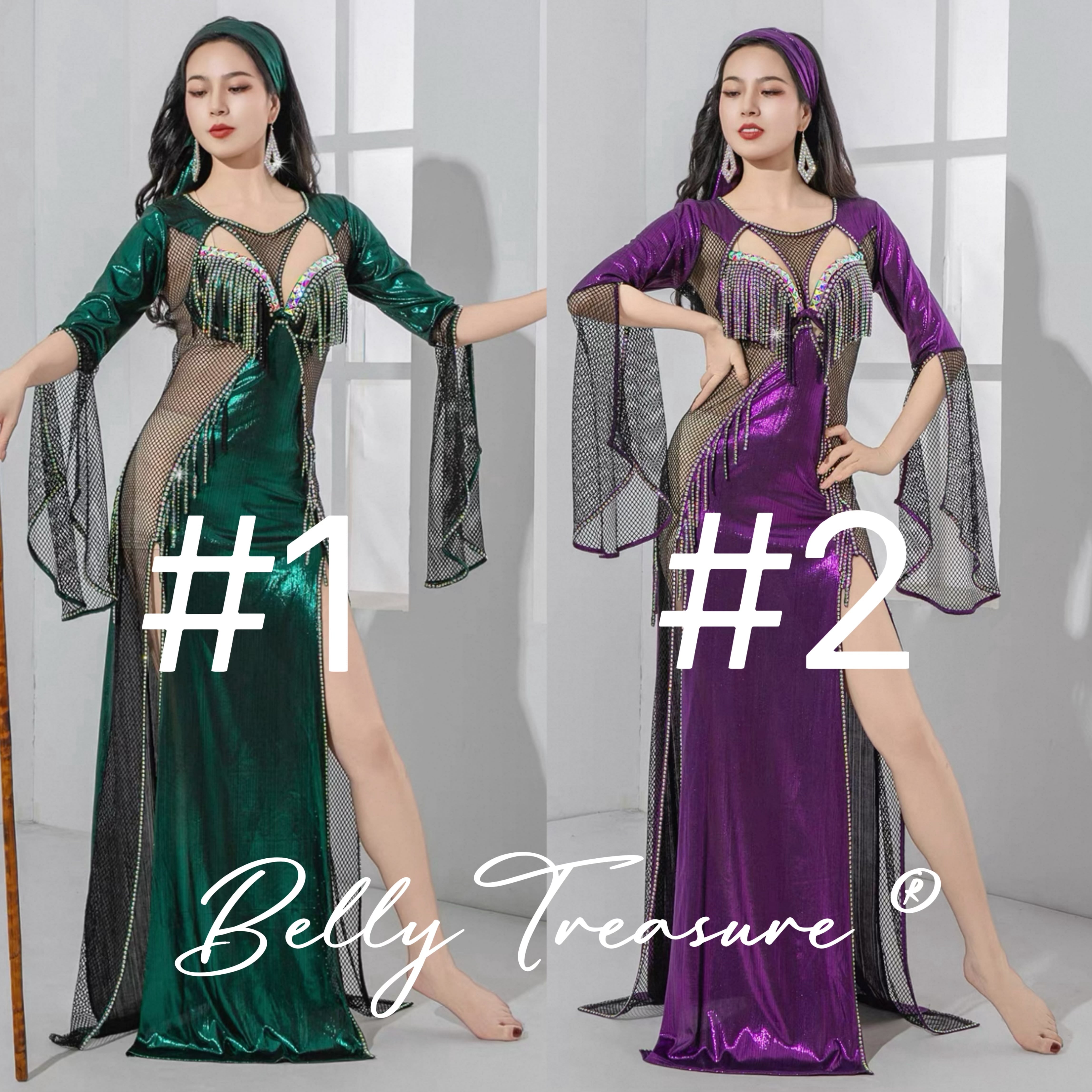 Bella ブルー衣装 Bellydance Costume | Belly Treasure®︎