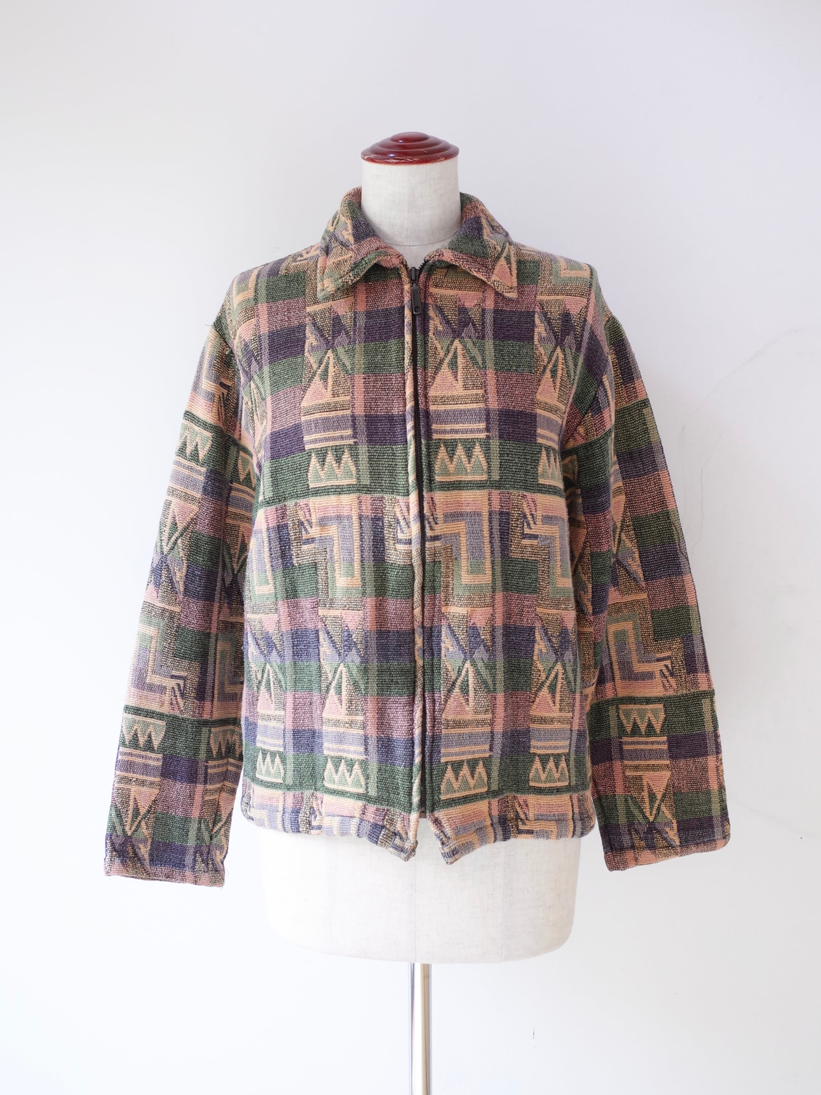 90s Cotton gobelin jacket