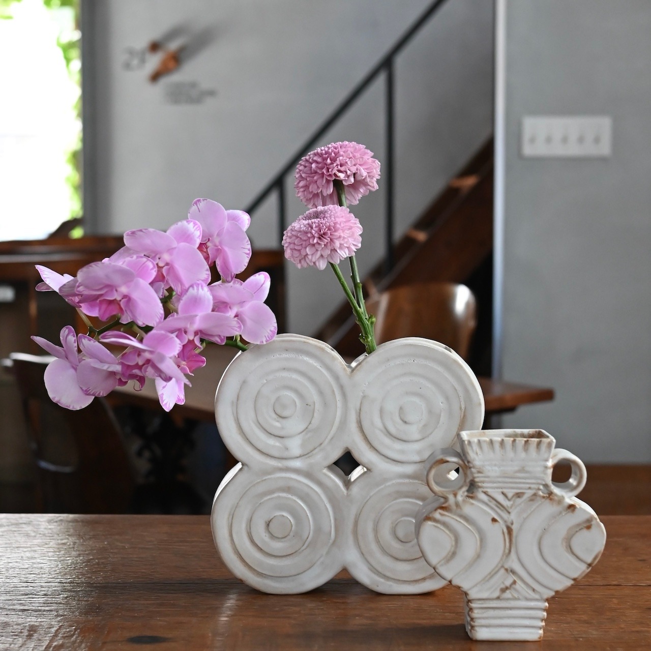 OluNoA / フラワーベース〈 花瓶・花器・一輪挿し・陶器・インテリア・置物 〉