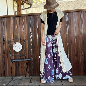 ボヘミアンロングベスト