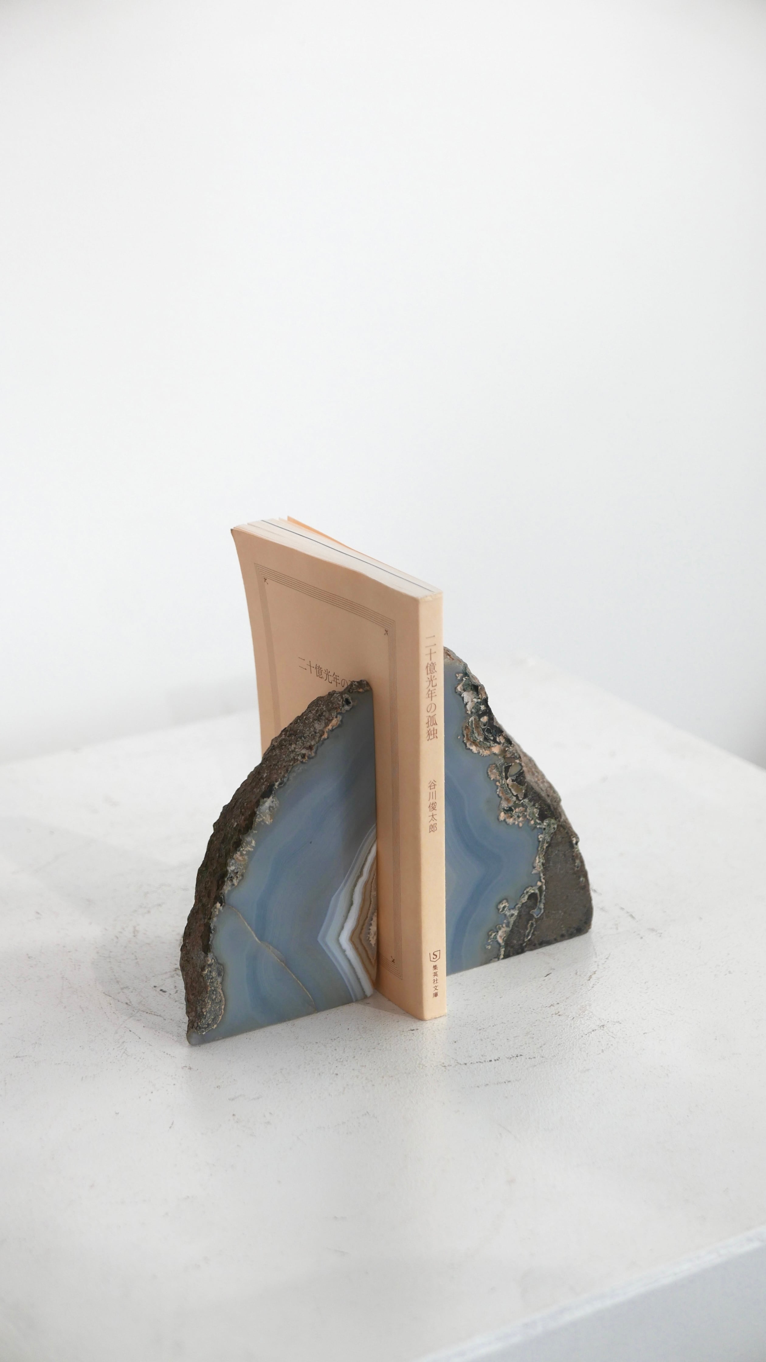 agate bookends #9