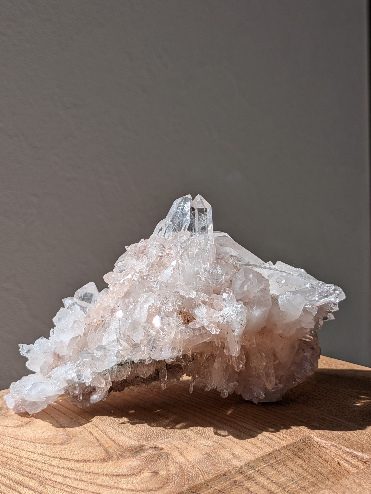 ピンクレムリアン水晶 ⭓ 原石クラスター ⭔ コロンビア産