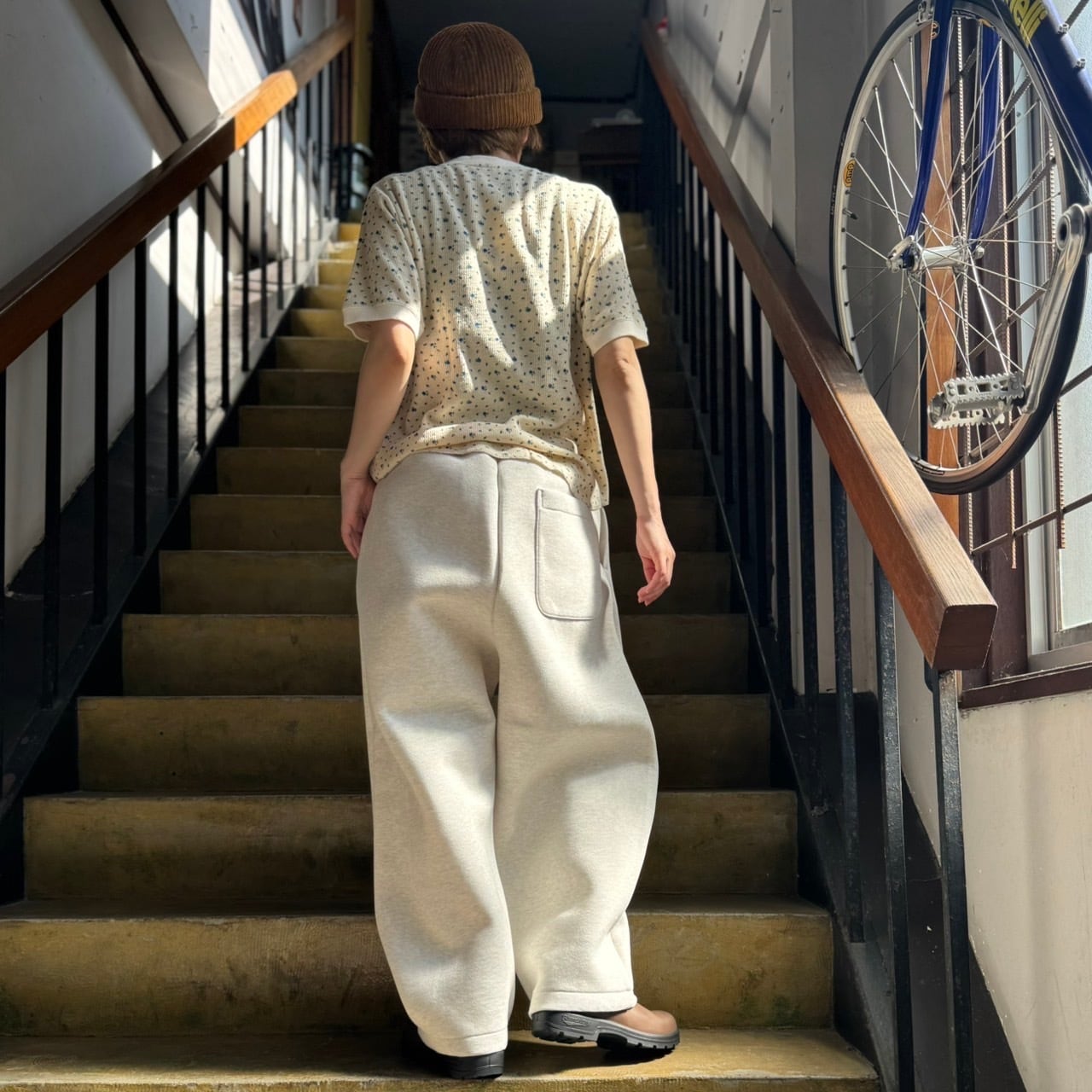 prit - ダンボールニット カーブパンツ（TOPオートミール） | clever