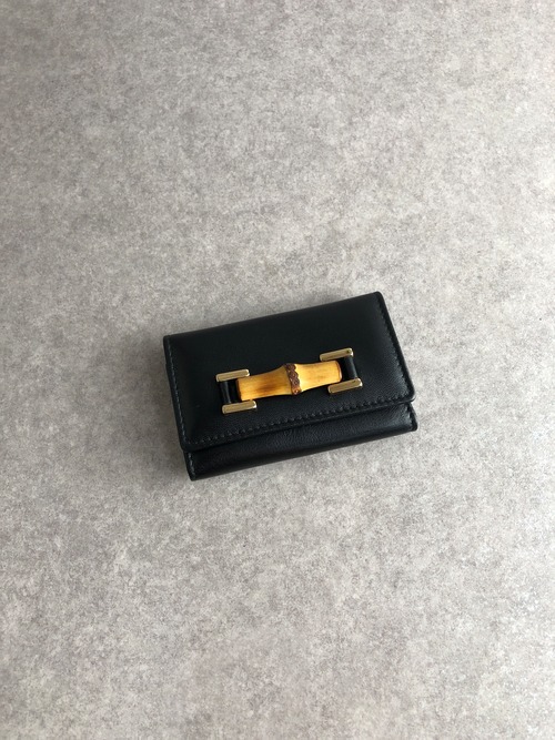 GUCCI グッチ キーケース ブラック バンブー レザー 6連 vintage ヴィンテージ オールド m4vr3k
