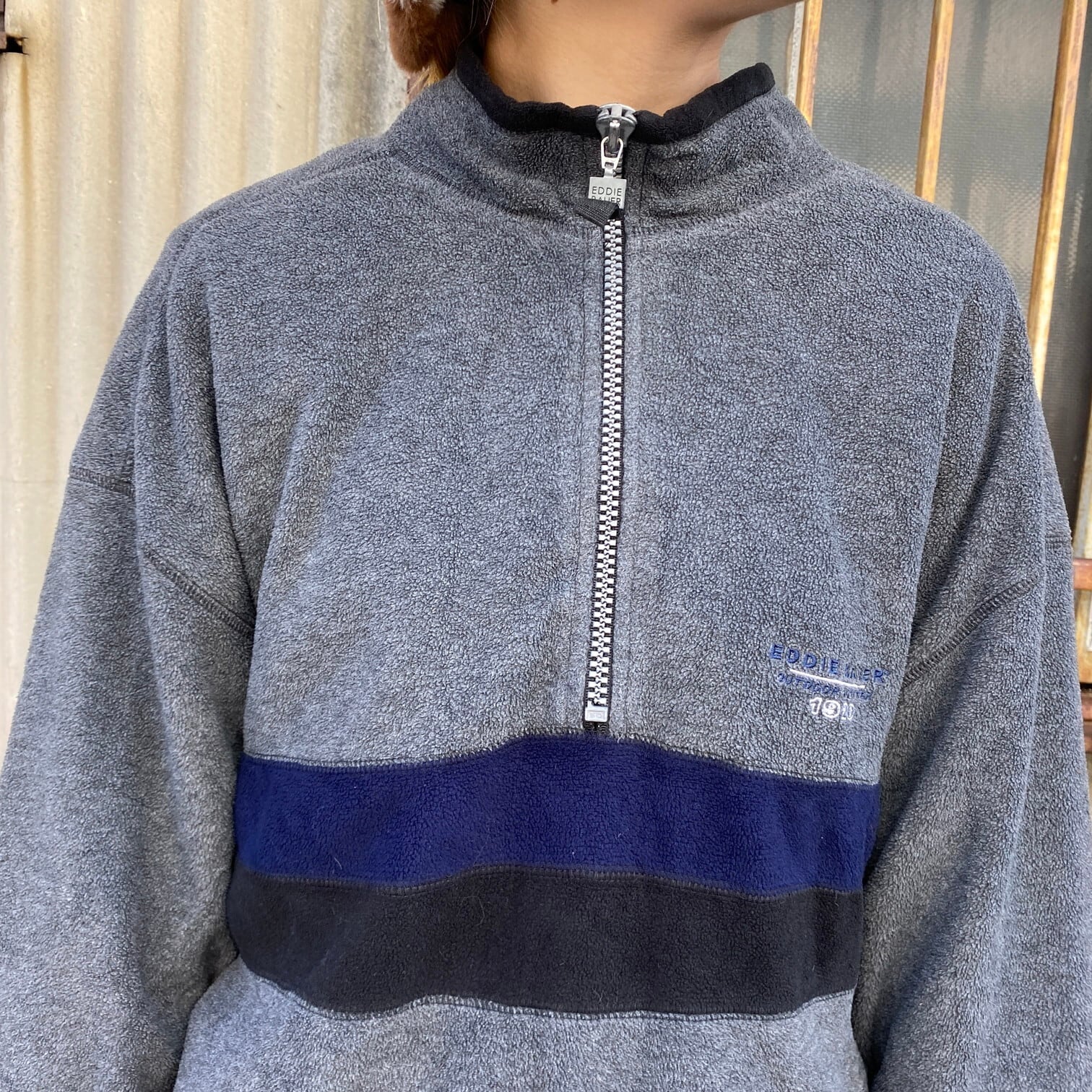 Eddie Bauer エディーバウアー ハーフジップ フリースジャケット Eddie Bauer エディーバウアー ハーフジップ フリースジャケット