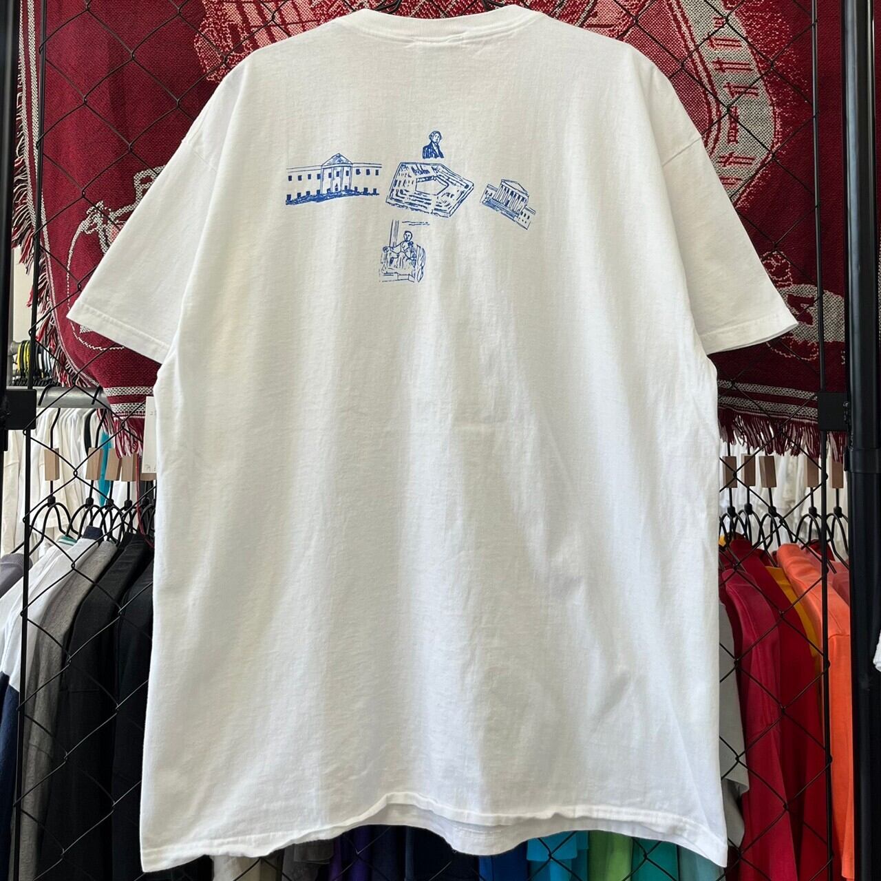 【希少‼︎】ヴィンテージ カレッジチームロゴ 全刺繍 半袖 ゲームシャツ