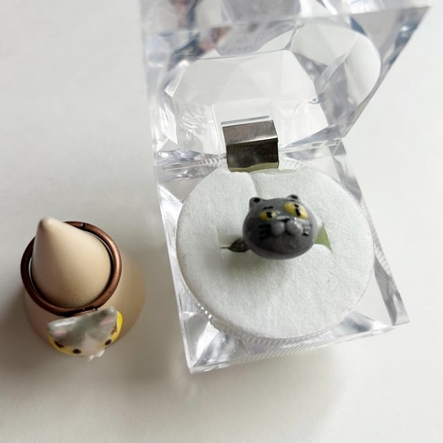 再販)ぷっくり♡ねこ指輪全2種 | TKworld~ねこのハンドメイドグッズ専門店~