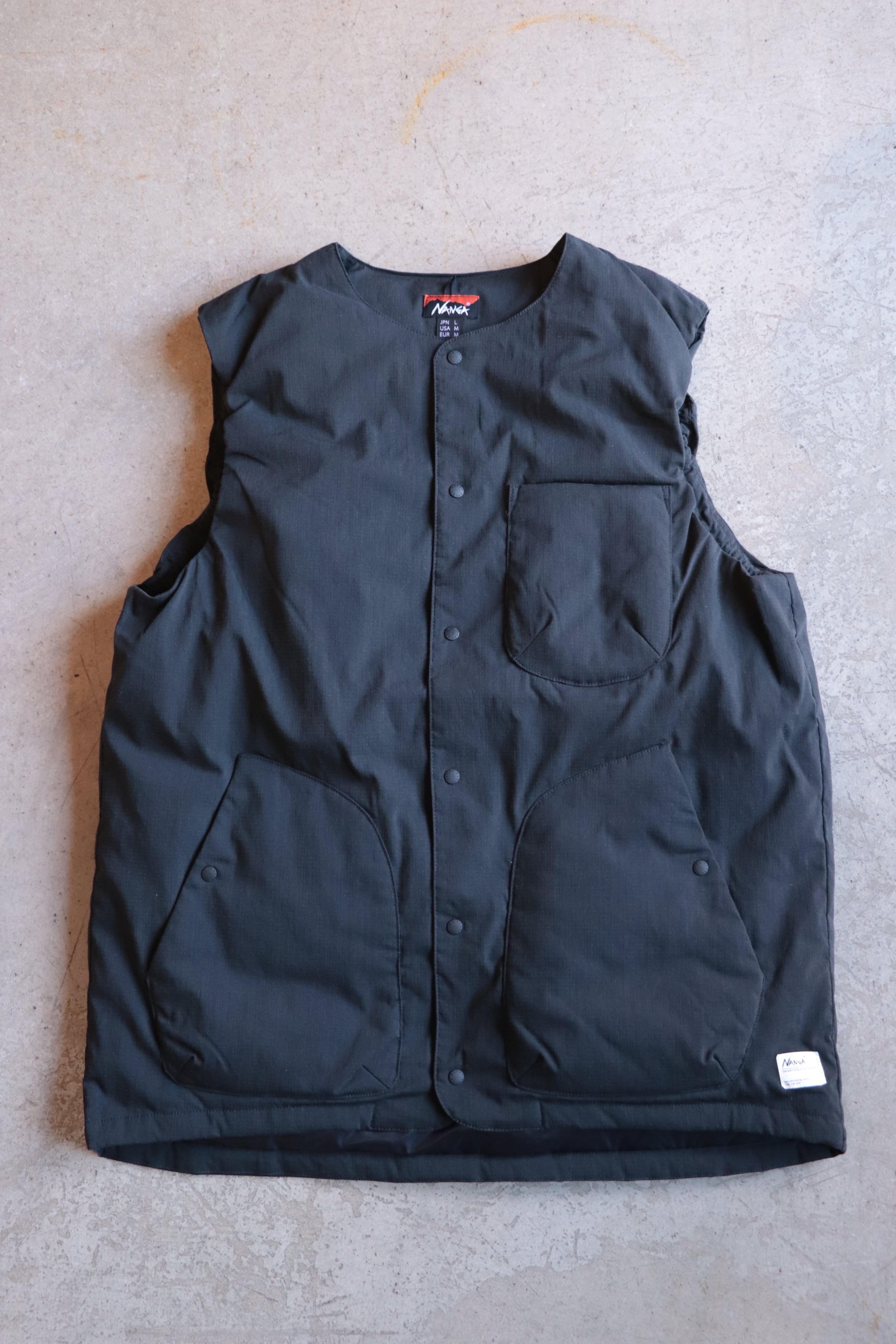 NANGA/ナンガ TAKIBI RIPSTOP INNER DOWN VEST ND2241-1B301 | MAMBO