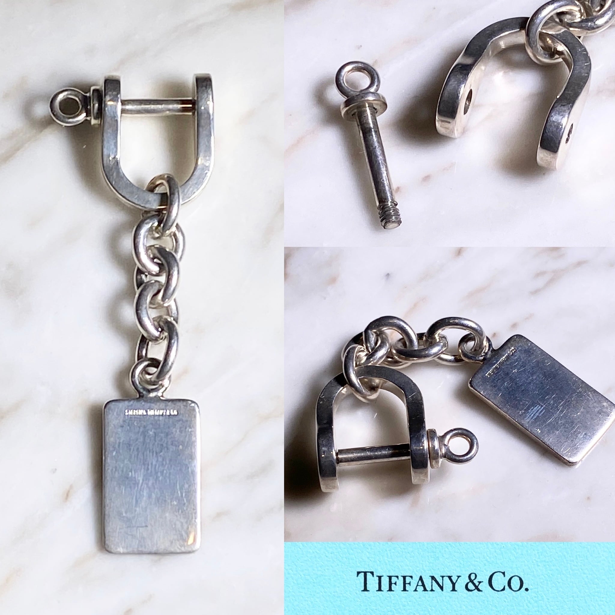 TIFFANY silver key holder | NOIR ONLINE