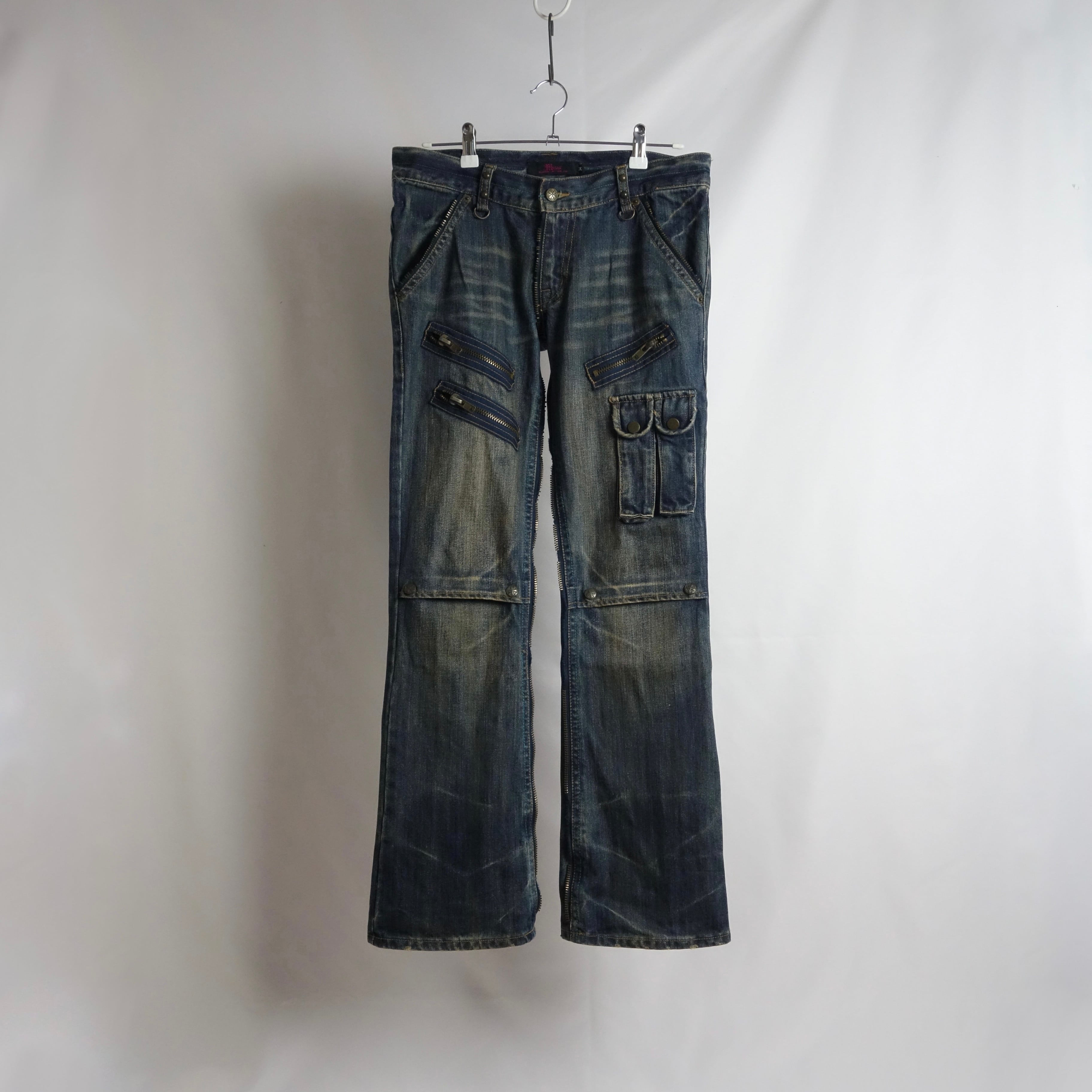 AMIRI アミリ Damage Denim Pants スキニーデニム ライトブルー size
