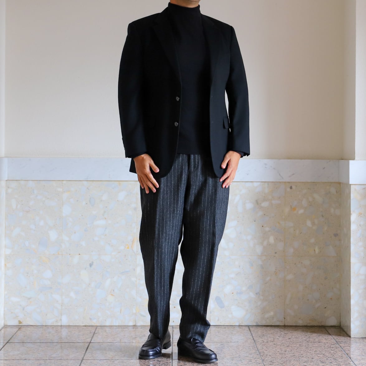 極美品】BROOKS BROTHERS Cashmere Black blazer size39 mint