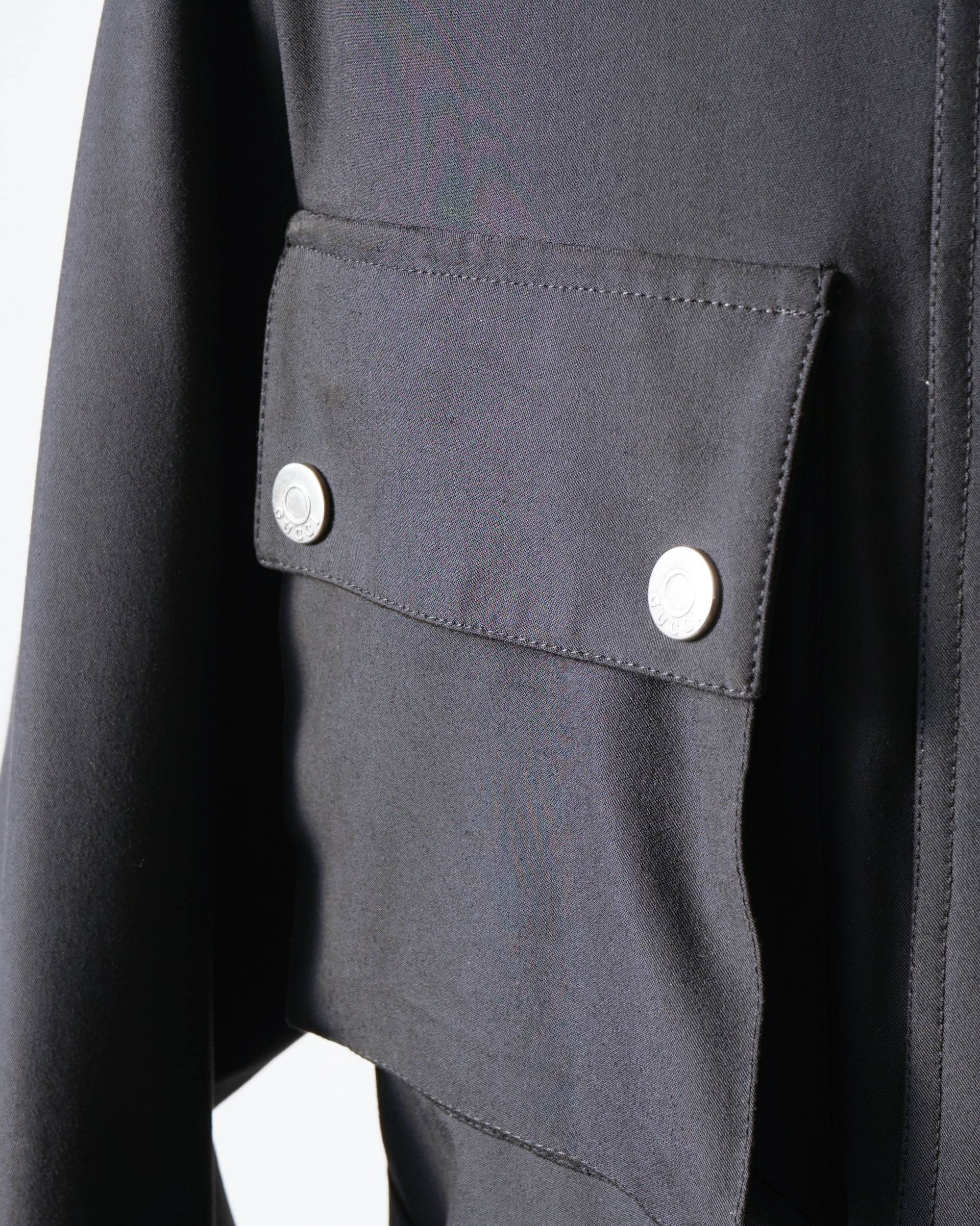 GUCCI BY TOM FORD サファリジャケット トムフォード期 ブラック GUCCI by TOM FORD〉Safari Jacket | restation-homme