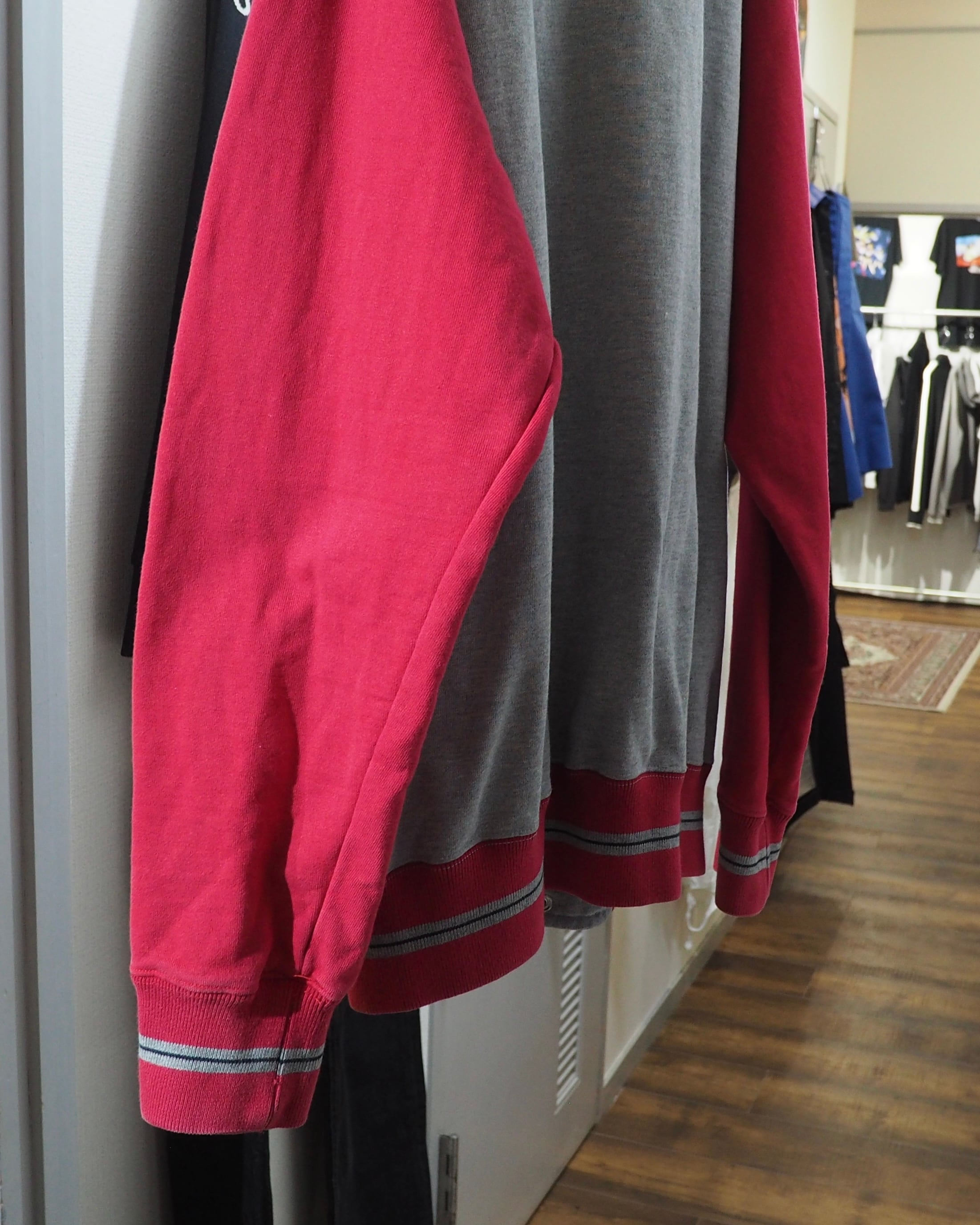 1990s Two-Tone Color switching vintage Raglan Sweat Jacket