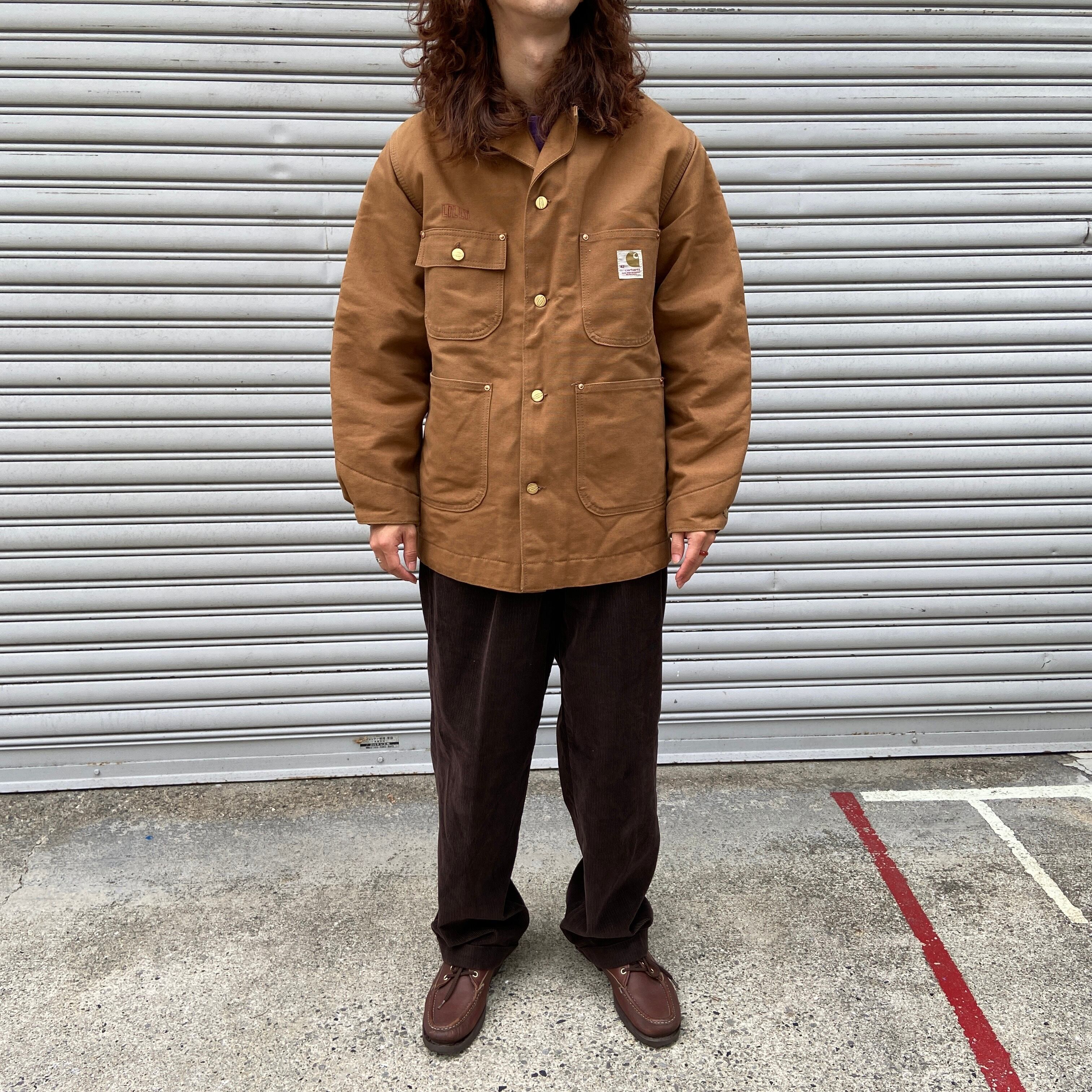 送料無料』美品 70s Carhartt ダック地カバーオール フード付き