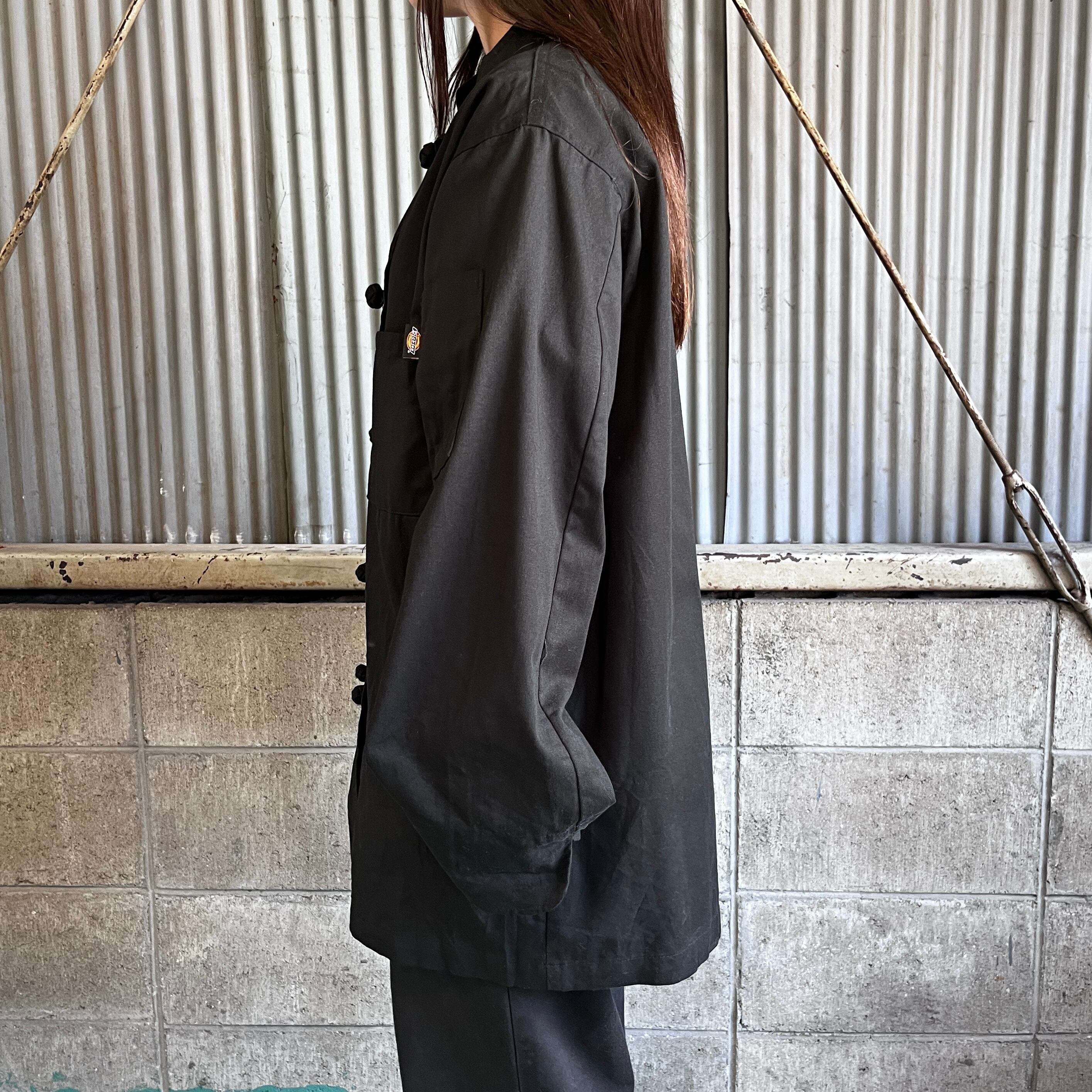 デッドストック Dickies ディッキーズ チャイナボタン CHEFF 長袖