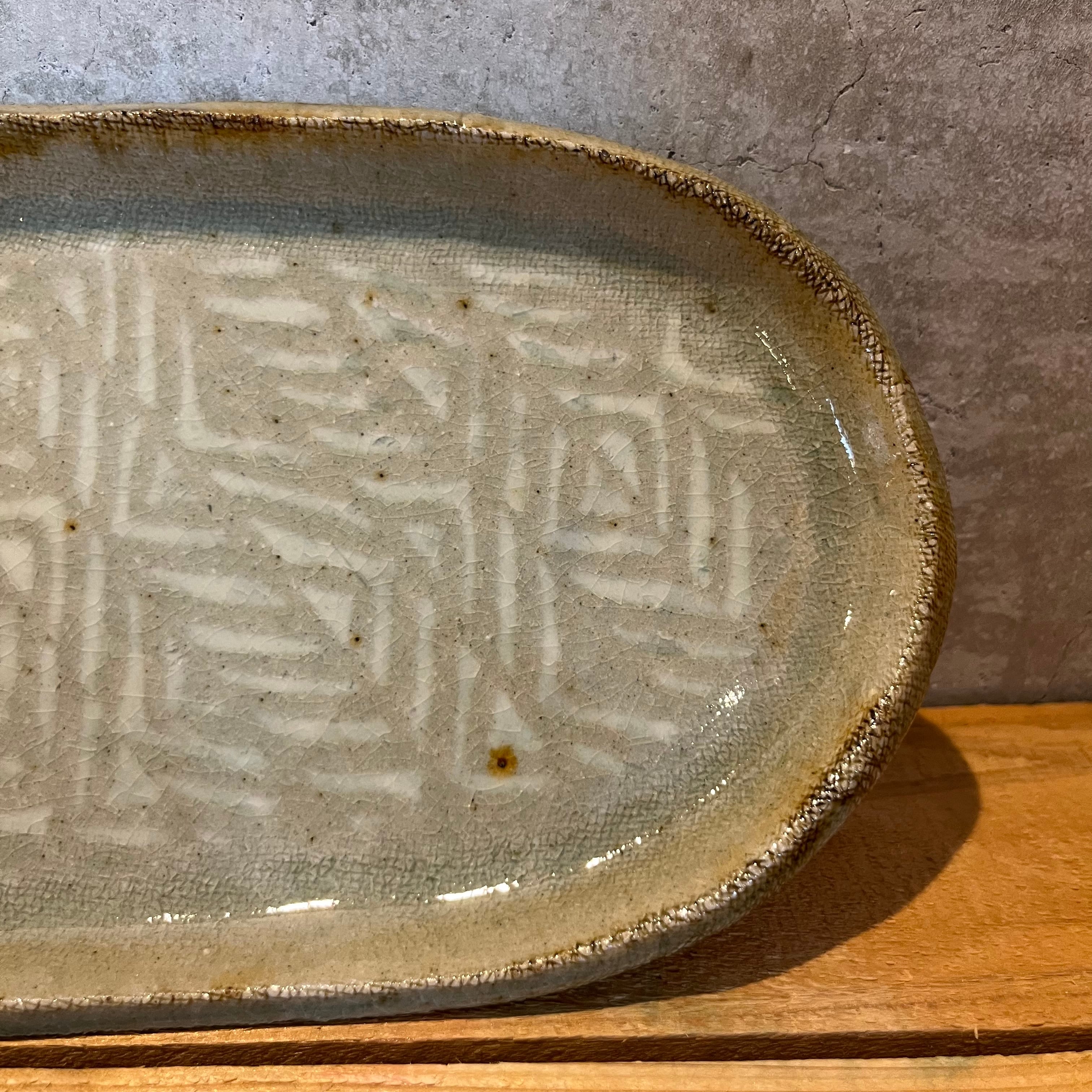 まゆみ窯 透明釉象嵌 7寸皿5枚セット mooshuleek -ムーシュリーク