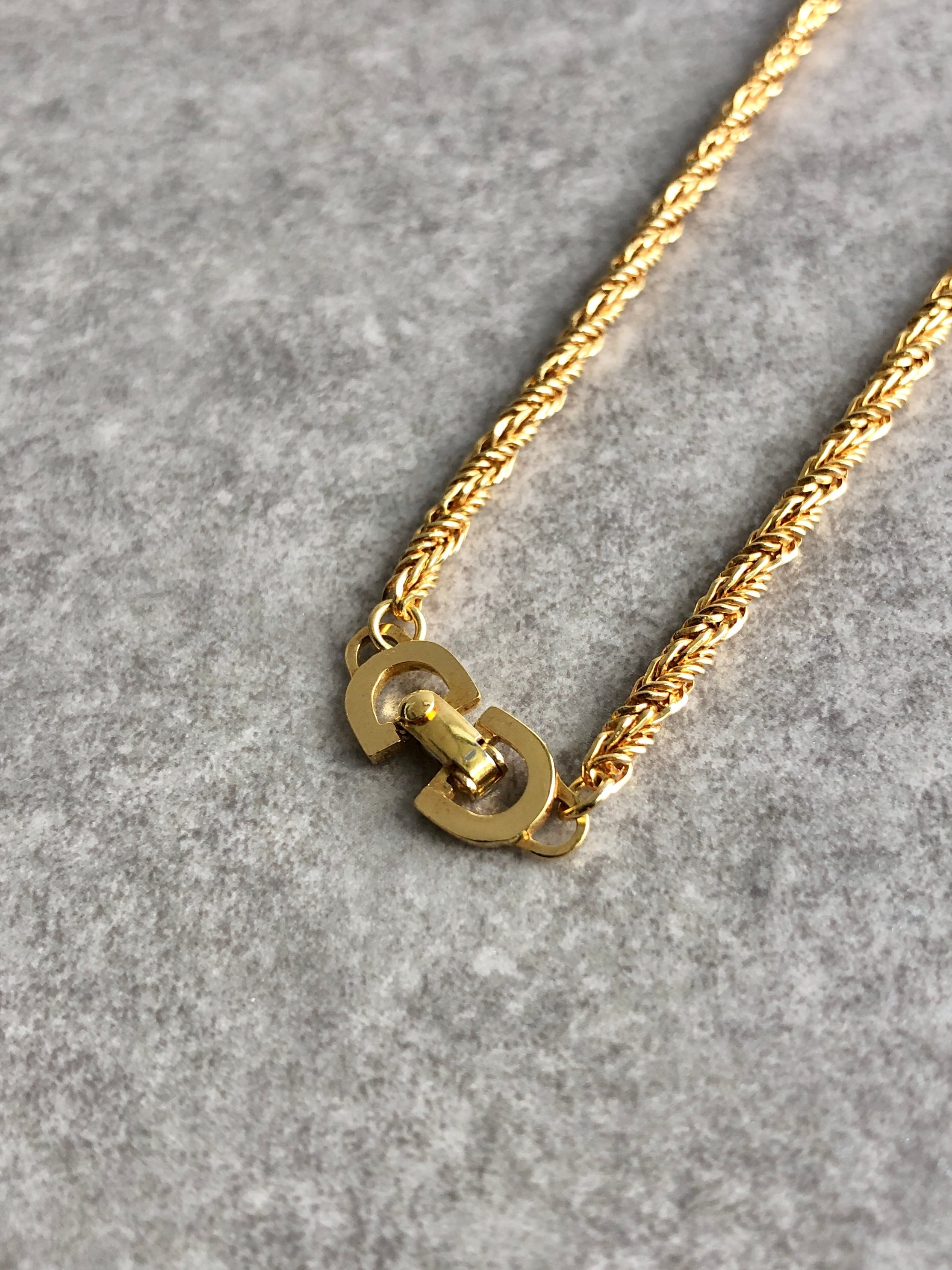 Christian Dior クリスチャン ディオール ネックレス ゴールド vintage