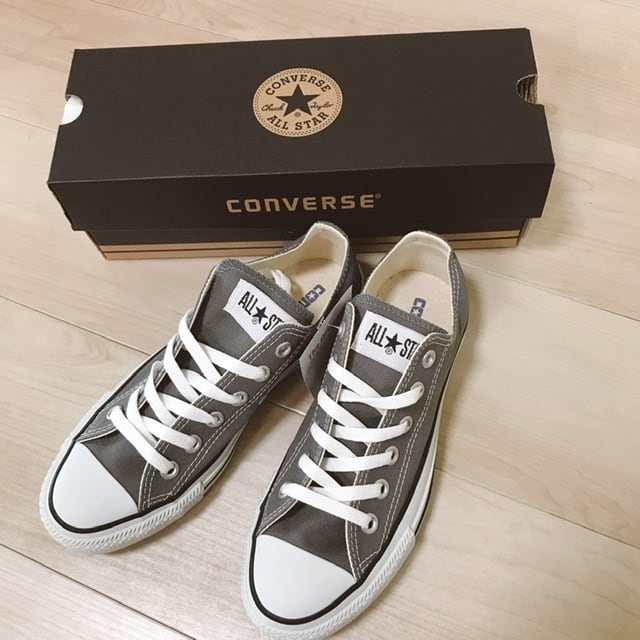 コンバース オールスターox charcoal グレー converse | picasso