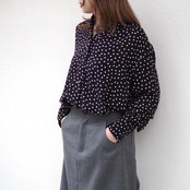 SINME  ドットBDブラウス