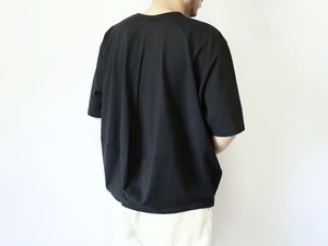 LiSS / BALLOON HALF SLEEVE TEE - BLACK　リス / バルーンハーフスリーブティー