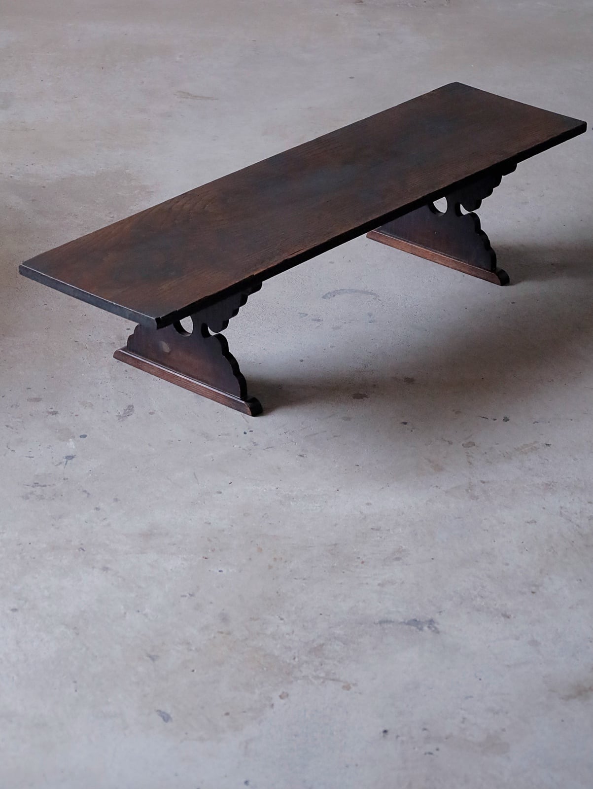 古い テーブル ローテーブル 長テーブル アンティーク 骨董 古道具