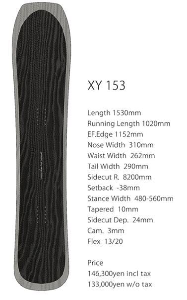 早期予約 26-27モデル GENTEMSTICK ゲンテンスティック XY 153