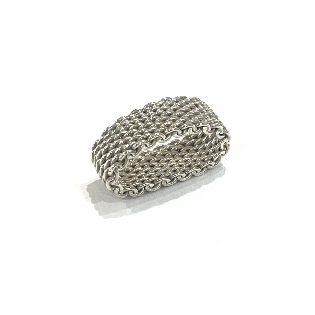 TIFFANY＆CO. 】【12号】 2389 TIFFANY&CO サマセットメッシュリング