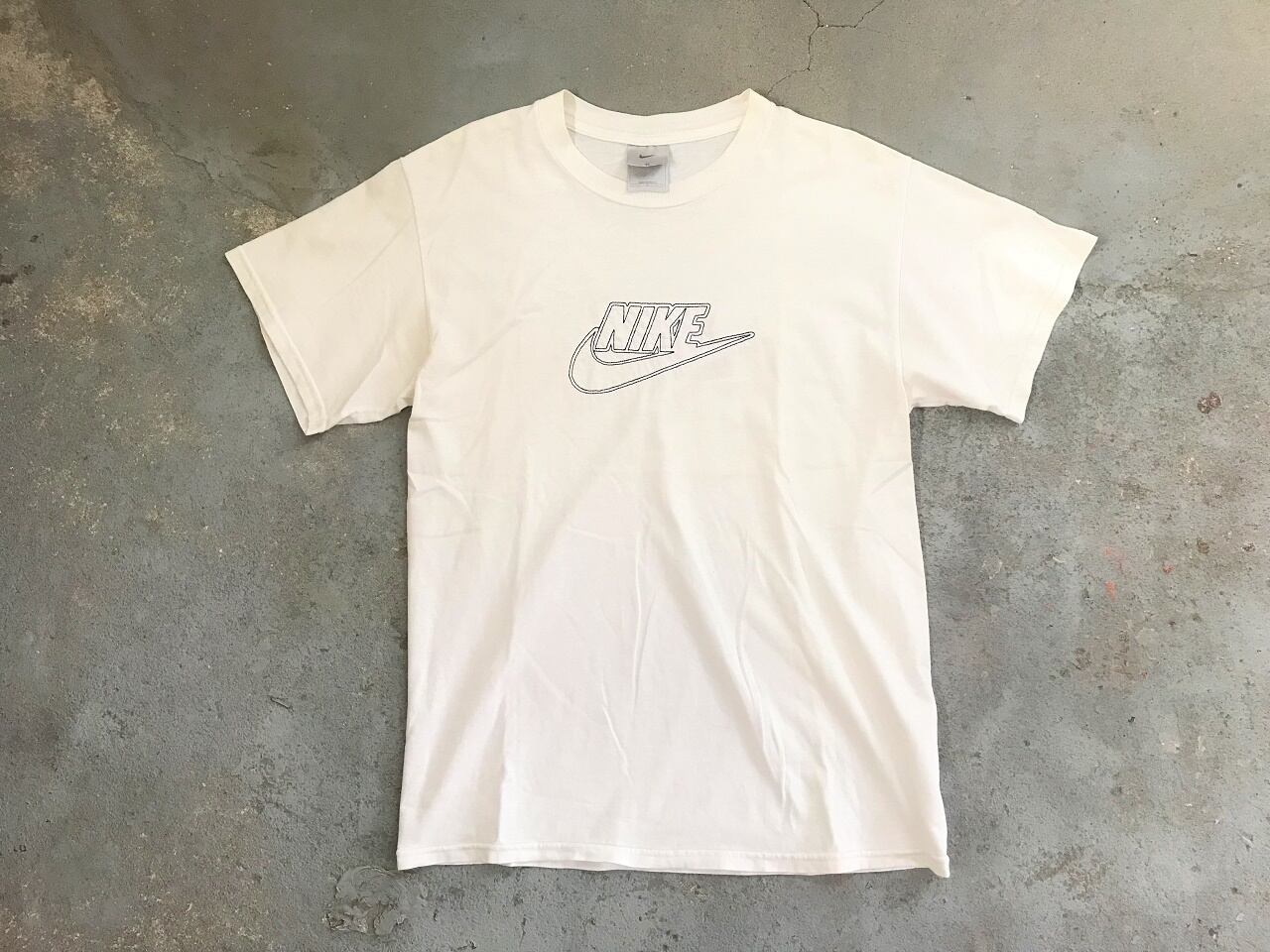 90~2000s NIKE embroidery logo T-shirt MADE IN MEXICO