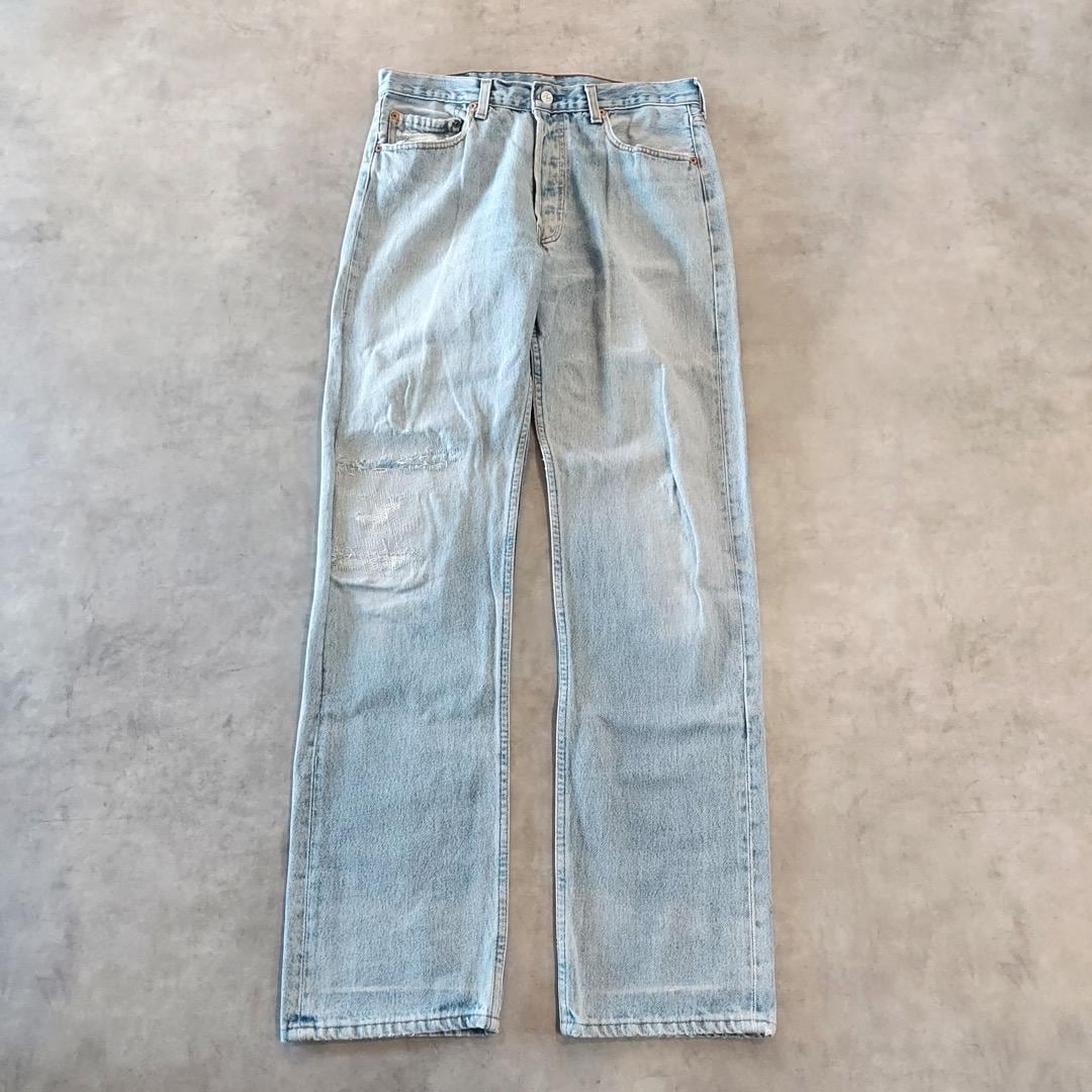 リーバイス501 Levis W34 青 90s USA製 古着 15953