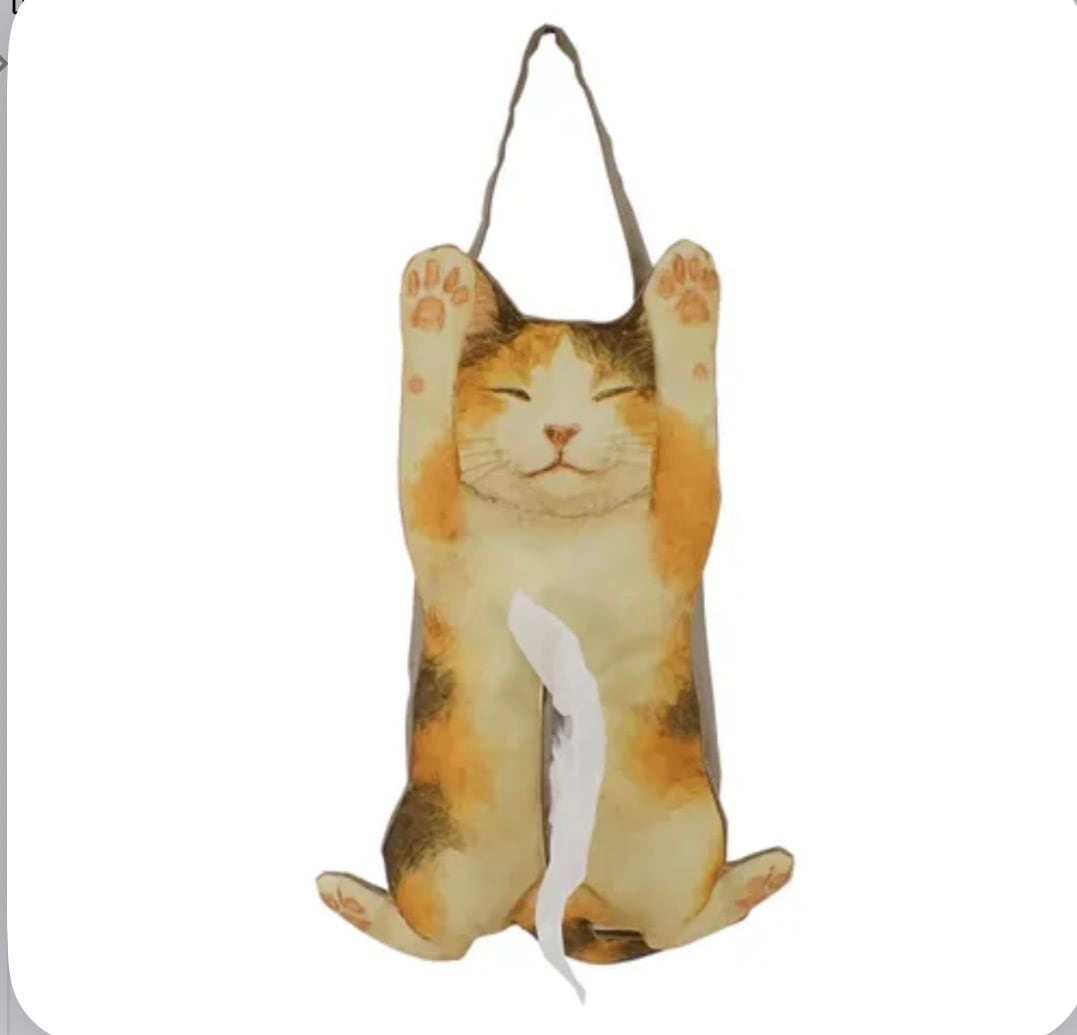 ティッシュボックスカバー 三毛猫 | ねこ貴族 （by里親募集型保護猫