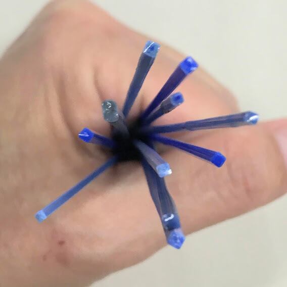 正方形｜ガラスパーツ棒10g｜GB102-10｜使える名脇役｜ミクロモザイク