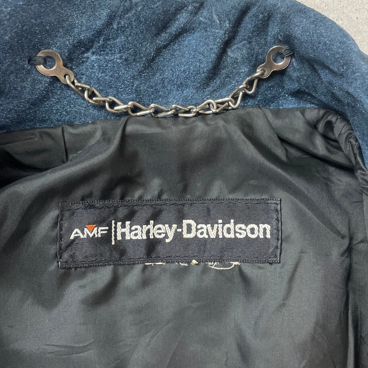 70年代 HARLEY-DAVIDSON AMF ハーレーダビッドソン スエードレザー